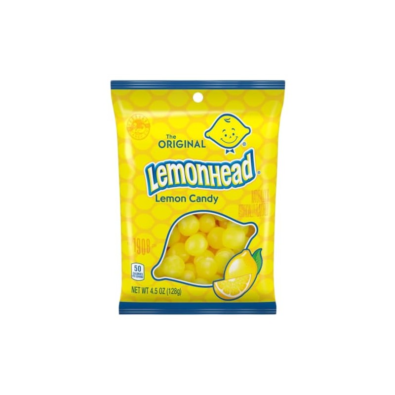 The Original Lemonhead Lemon Candies, (2 pack) - Classic and