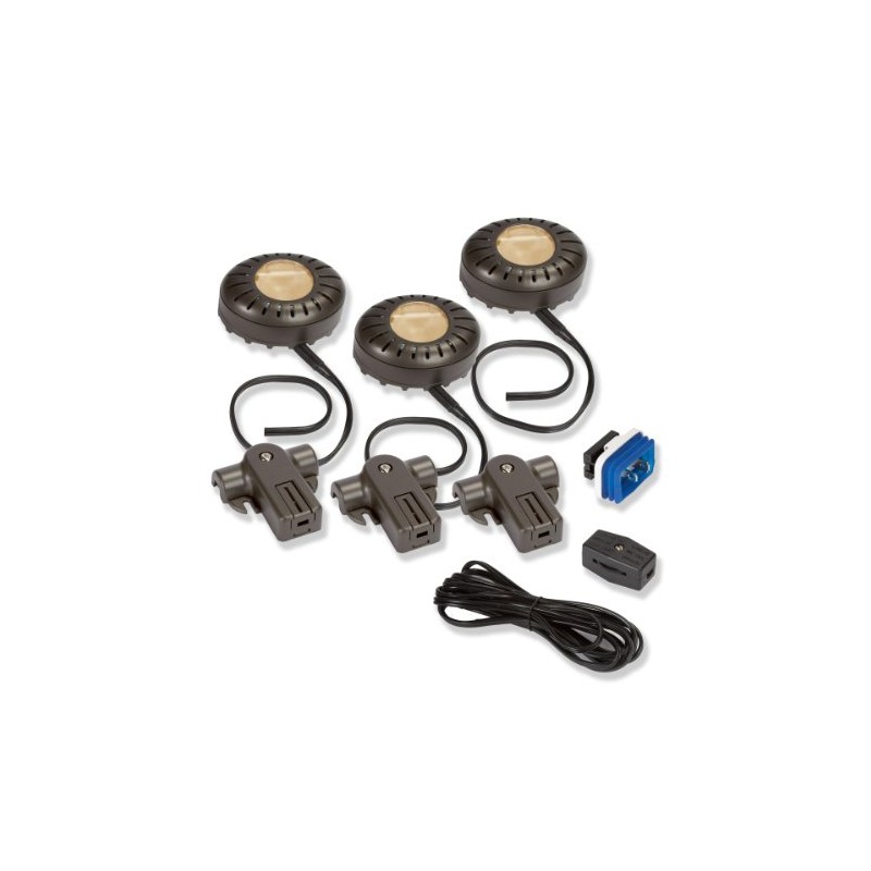 Amertac XPV30RCL 20-Watt Xenon Direct-It Accent Light Kit Pucks, White
