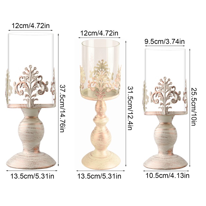 European Creative Iron Candlestick Candlestick Crafts Ornaments Home Table Romantic