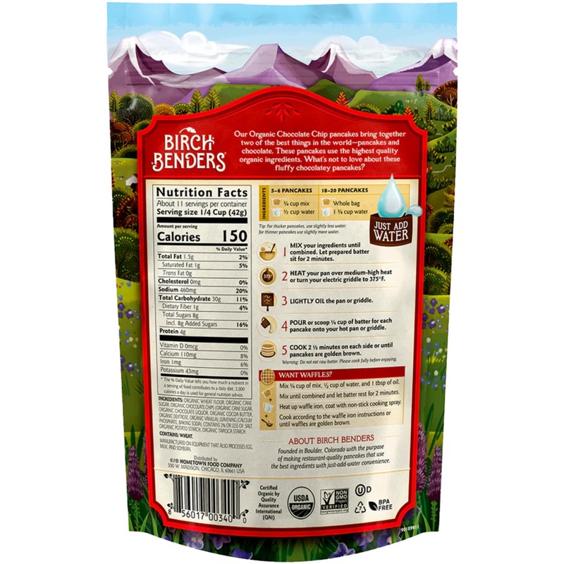 Birch Benders Pancake and Waffle Mix Variety: (Pack of 4)