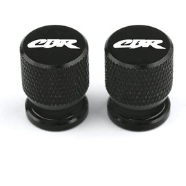 XUYUZDQ Set of 2 Valve Caps, CNC Aluminium Valve Cover Motorcycle Tyre for CBR150 CBR250 CBR100f CBR400rr CBR500R CBR600rr CBR650R CBR900rr CBR1000rr CBR1100xx F4i Forza ADV RR 2003 2021 (Blue)