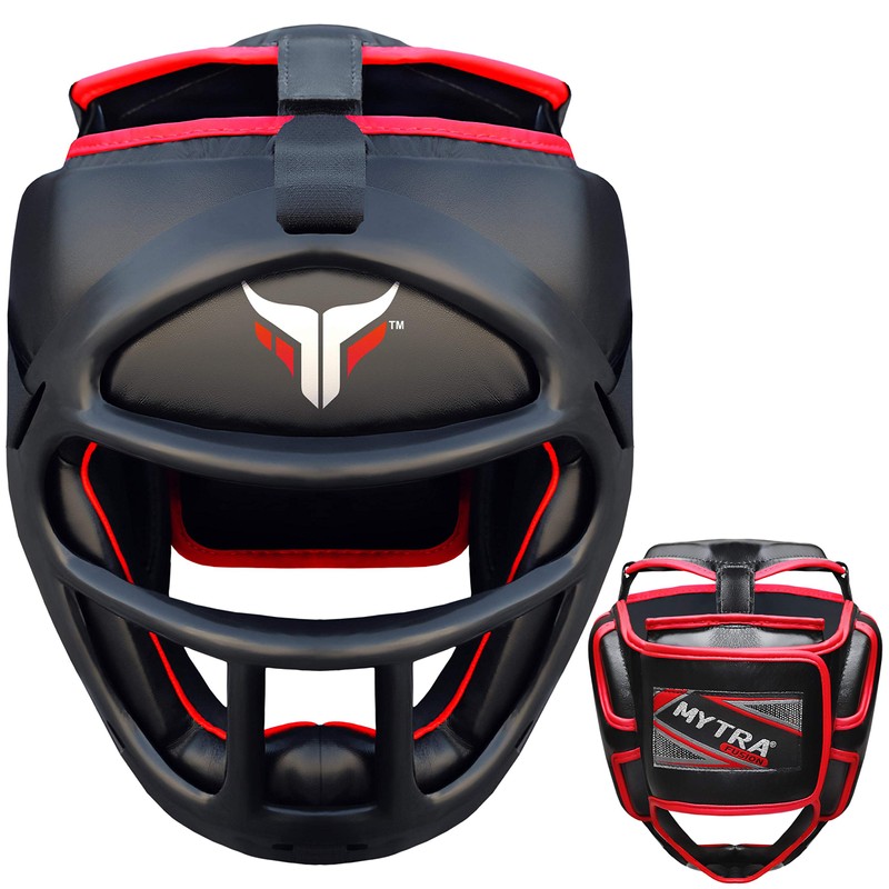 Mytra Fusion Head guard for Boxing Headgear Muay Thai, Grappling,