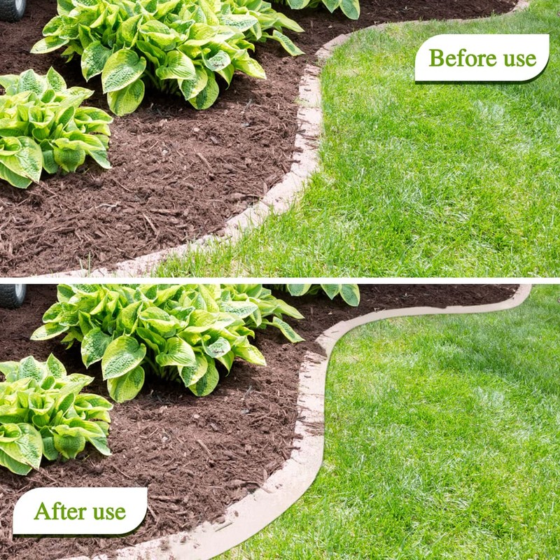 Colwelt Half Moon Edger Lawn Tool, Lawn Edgers with Soft