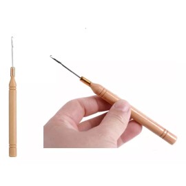 Gala Gancho Para Aplicar Extensiones Cabello Grapas Microchip