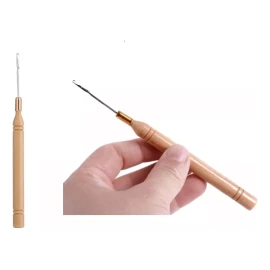 Gala Gancho Para Aplicar Extensiones Cabello Grapas Microchip