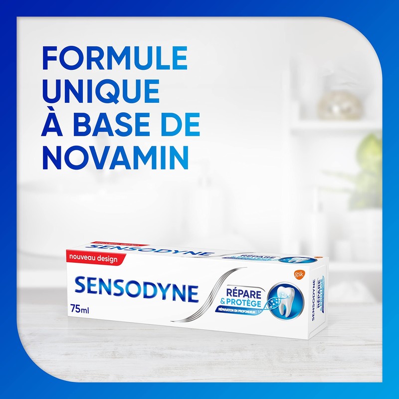 Sensodyne Toothpaste Repairs & Protects Fresh Mint for Sensitive Teeth