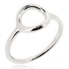 Sovats Small Open Circle Ring For Women 925 Sterling Silver