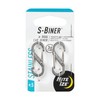 Nite Ize Size-0.5 S-Biner Dual Spring Gate Carabiner, Stainless, 2-Pack