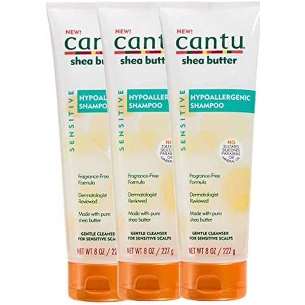 Cantu Sensitive Scalp Hypoallergenic Shampoo 8oz