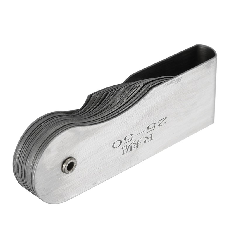 Stainless Steel Radius Fillet Gauge External Internal Concave Convex Measuring