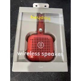 Heyday Portable Round Bluetooth Wireless Speaker Coral