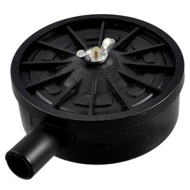 Sourcingmap 20mm Male Thread Silencer Filter Muffler Black for Air Compressor