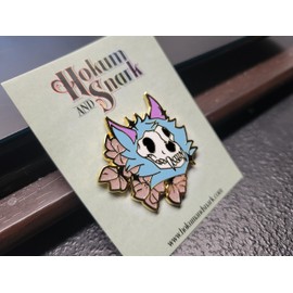 Skulldog Pink Pastel Skullsona Enamel Pin, Small, Enamel, Unknown