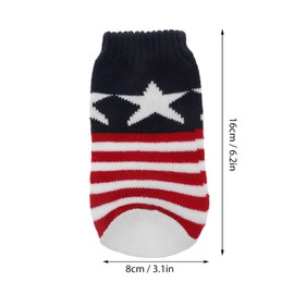 LOGOFUN 4 pcs Knitted Cup Sleeve Cozy and Insulated Knitting Mug Sleeve Reusable Water Bottles Cover for Hot and Cold Drinks - 16x8cm