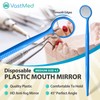100PCs Dental Grade Disposable Dental Mouth Mirrors by VASTMED |