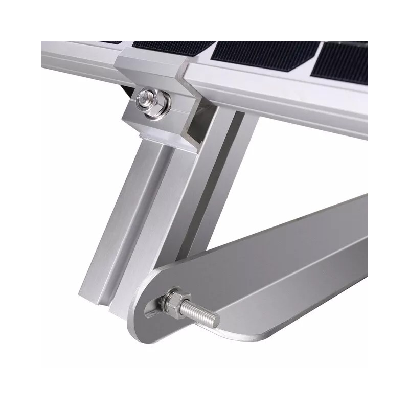 Renogy Solar Panel Side Pole Mount Flat Surface Off-Grid Up