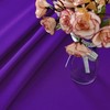 KAIPHO Purple Round Tablecloth Waterproof Stain Resistant Wrinkle Free Table