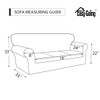 Easy-Going 2 Pieces Microfiber Stretch Sofa Slipcover – Spandex Soft