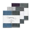 Nawrap Binchotan Charcoal Dishcloths, Naturally Anti-Odor, Set of 3, Aqua,