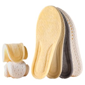 2 Pairs of Winter Insoles for Children, Thermal Sole for Long-Lasting Warm Feet, Comfort Massage Insoles, Warm Shoe Insoles, Winter Insoles (25-26)