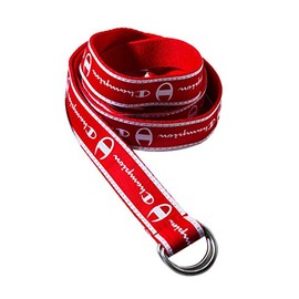 CHAMPION Unisex Cadet D Ring Belt, Medium Red, One Size, Medium red