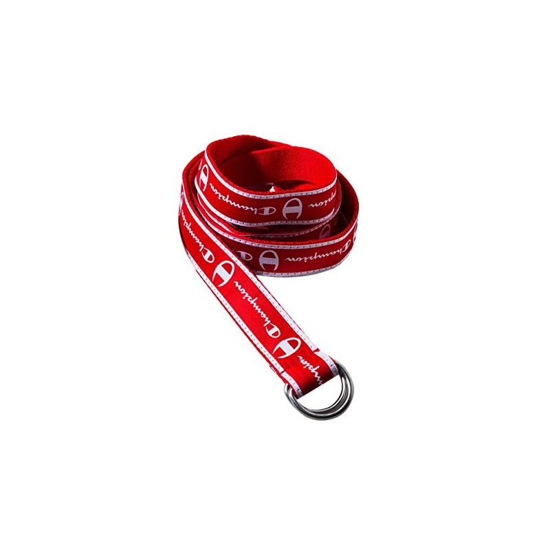 CHAMPION Unisex Cadet D Ring Belt, Medium Red, One Size,
