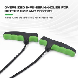 Elong Crossbow Cocking Device Crossbows Cocker Rope Double Handle 3 Finger Strings Cocking Tool