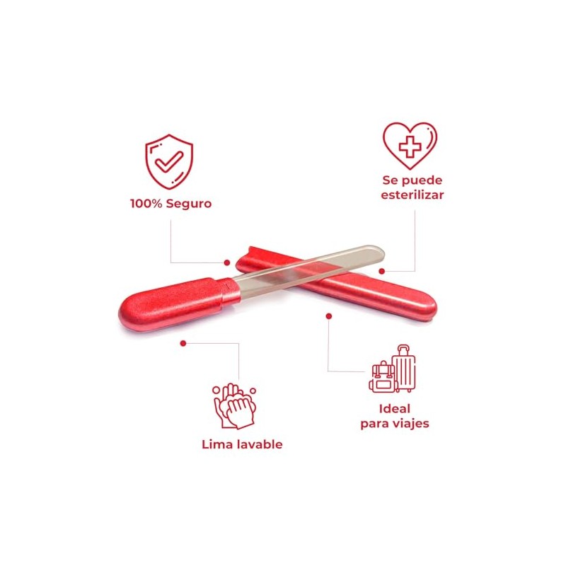 Lima de uas, Lima de uas de cristal prmium con