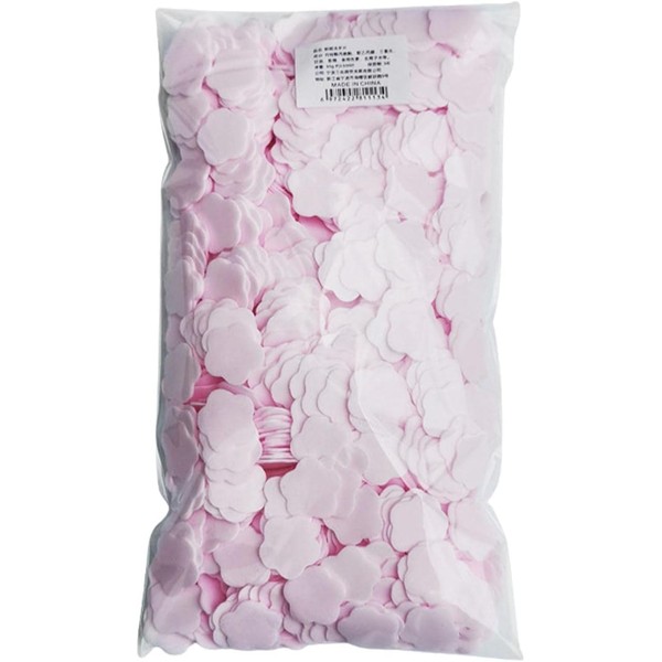 1000 Sheets Pink Portable Disposable Paper Soap Portable,Travel Hiking Washing