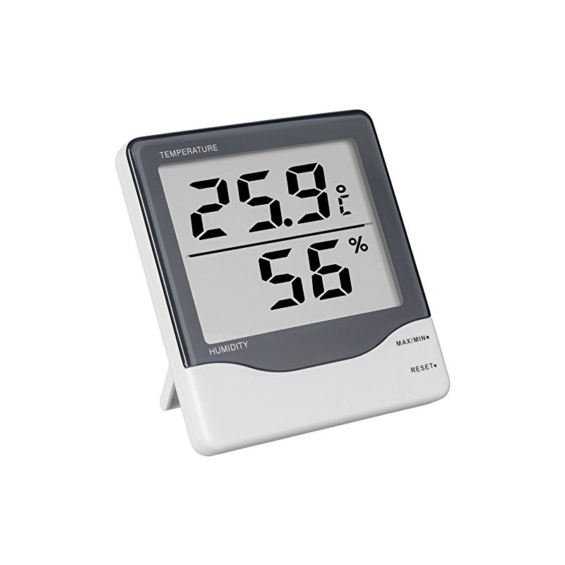 TFA Dostmann Digital Indoor Thermometer with Large Display, 30.5002, Measuring