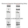 GEYA Electronic Latching Relay 1SPDT 16A AC230V Din Rail Mounted