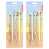 KIKKERLAND Safari Animal Pencil Set (Pack 2 of 4 Pencils)