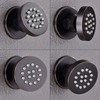 Solid Brass Body Spray Shower Jet - Round Massage Side