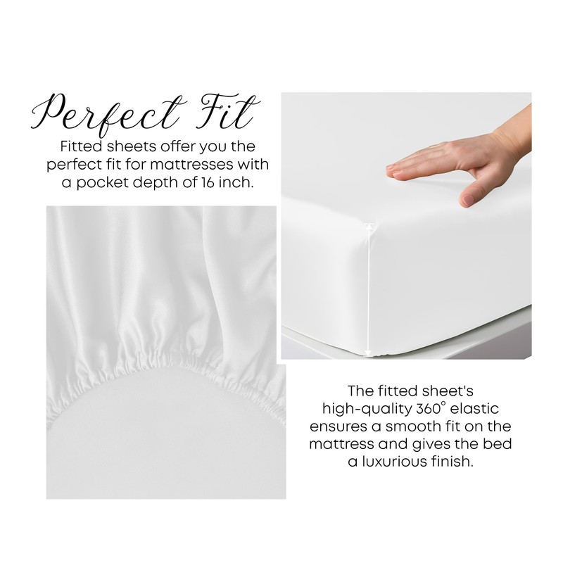 LINENWALAS 100% Organic Bamboo Small Double Core Bedding Set for