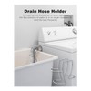 Hopbucan Washing Machine Drain Hose Holder, Adjustable Drain Hose Holder,