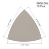 MACHSWON Polishing Sandpaper Suitable for 3-1/2 Oscillating Multitools, Silicon Carbide
