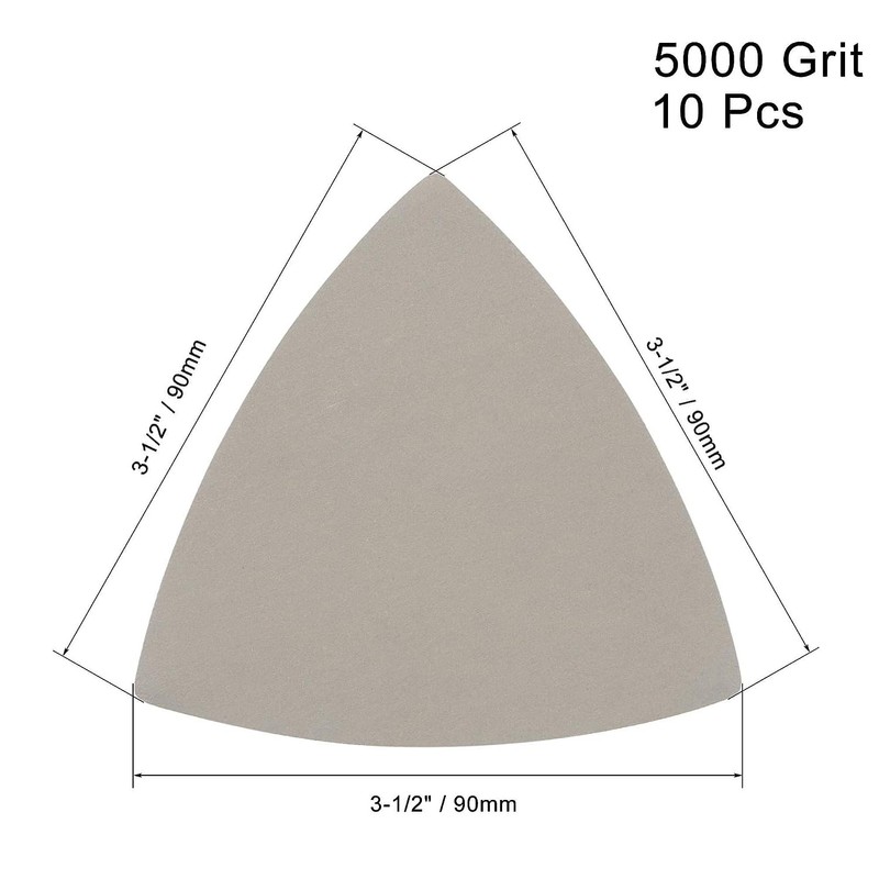 MACHSWON Polishing Sandpaper Suitable for 3-1/2 Oscillating Multitools, Silicon Carbide