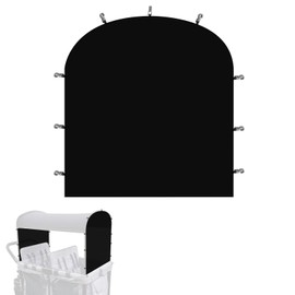 LUAATT Side Breathable Sunshade Canopy with Clamps,UPF50+ Front and Rear Fence Sun Shields Compatible with Wonderfold Stroller Wagons W2/W4 All Model(1 Pack)