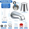 Tub Shower Trim Kit, Chrome Shower Knob 3 Piece and