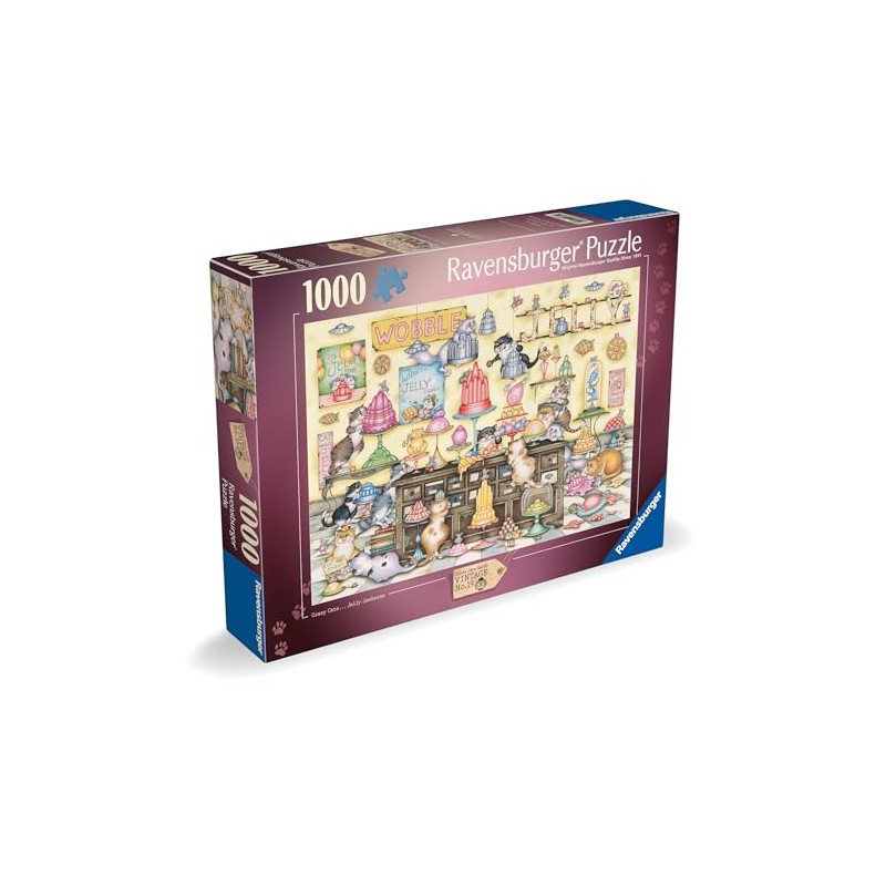 Ravensburger Crazy Cat’s: Jelly Jamboree 1000 piece Jigsaw Puzzle for