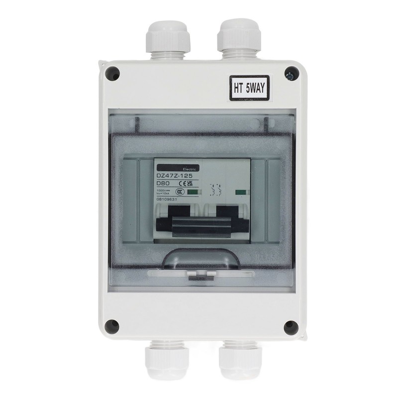 80A 2P Miniature Circuit Breaker IP65 Waterproof 1000VDC Disconnect Switch