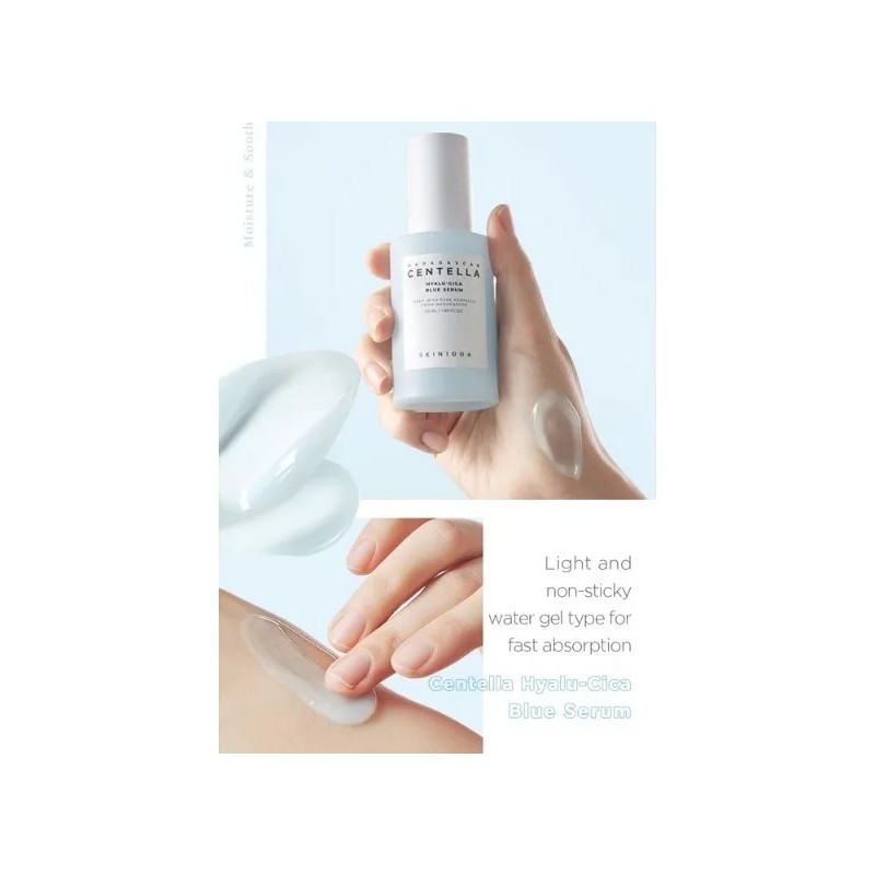 Skin1004 Madagascar Centella Hyalu-cica Blue Serum 50ml Todo Tipo De