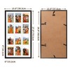 QUTREY 12 Opening Collage Picture Frame 4x6, Black Photo Frame