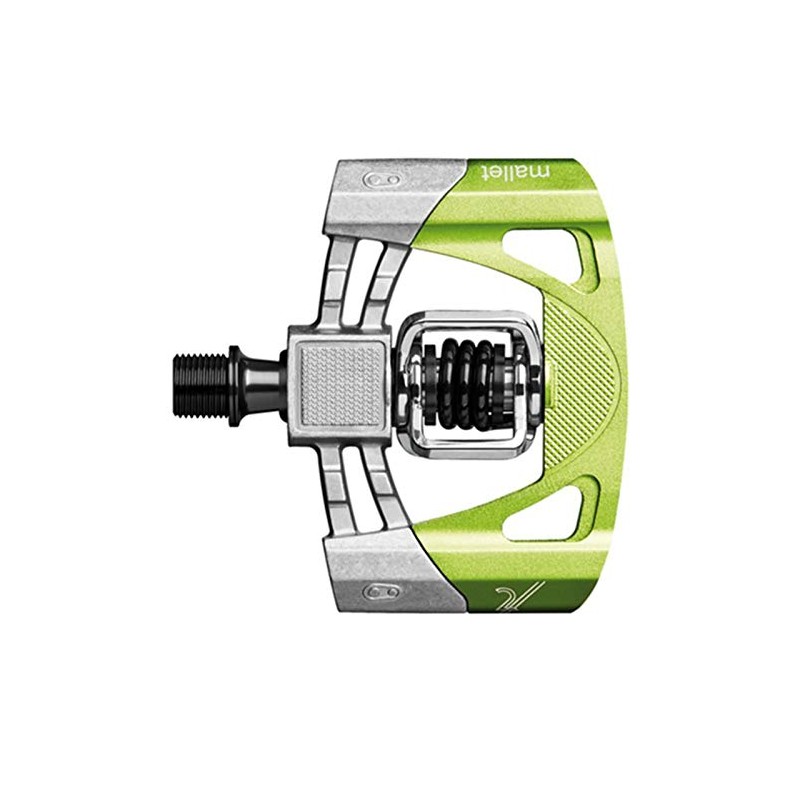 Crankbrothers Mallet 2 CBM2 Click Pedals Green / Silver