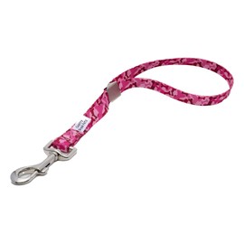 Country Brook Petz Dog & Pet 5/8 Inch Grooming Loop with Spring Loaded Clip - 18 Unique Designs for Grooming and Vet Tables (Pink Bone Camo)