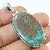 Turquoise Native American 925 Sterling Silver Pendant
