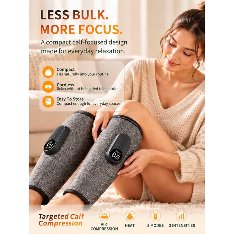Relieve Muscle Fatigue & Restore Leg Comfort-Warm Gray