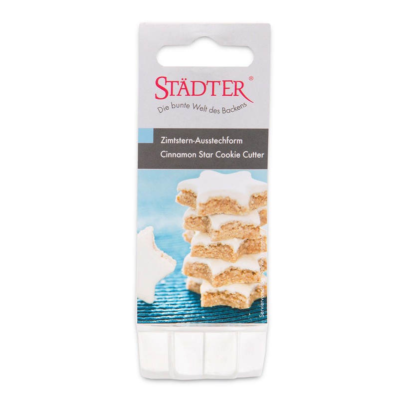 Plastic Cinnamon Star-Shaped Cookie Cutter 4 cm