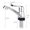 Tap, Tap, ABS Basin, Cold Water Tap with Single Spout
