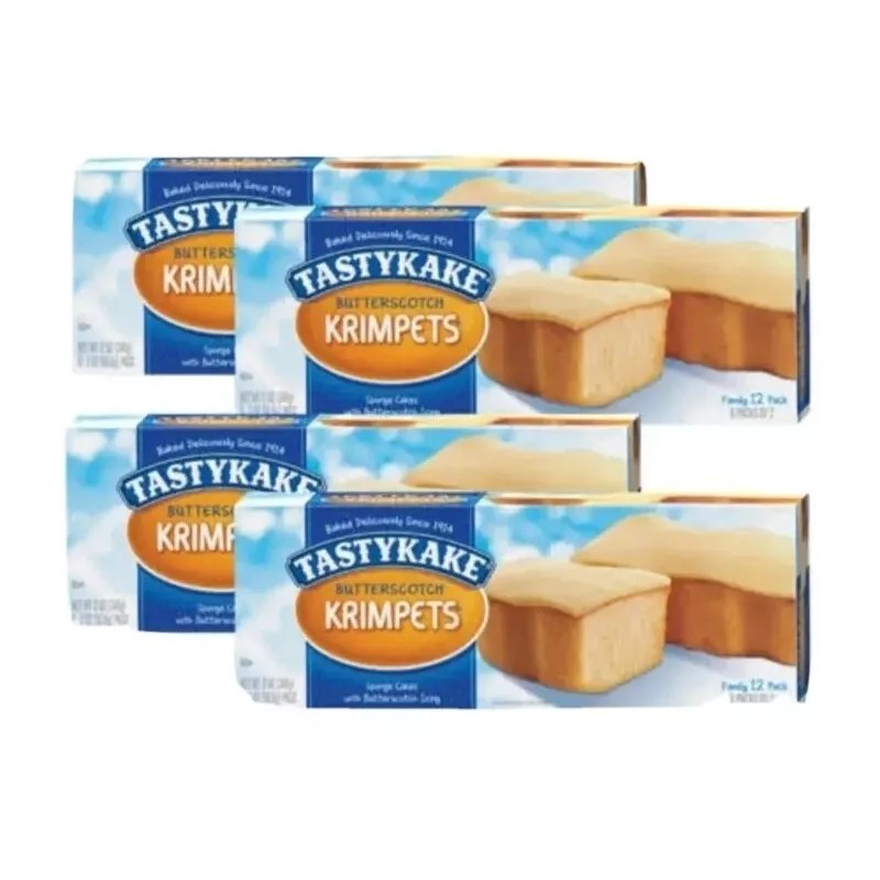 Tastykake Box of 4 Tastykake Butterscotch Krimpets